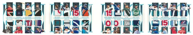 2020 Panini National Treasures Platinum # Multi Treasure Chest #32 card image