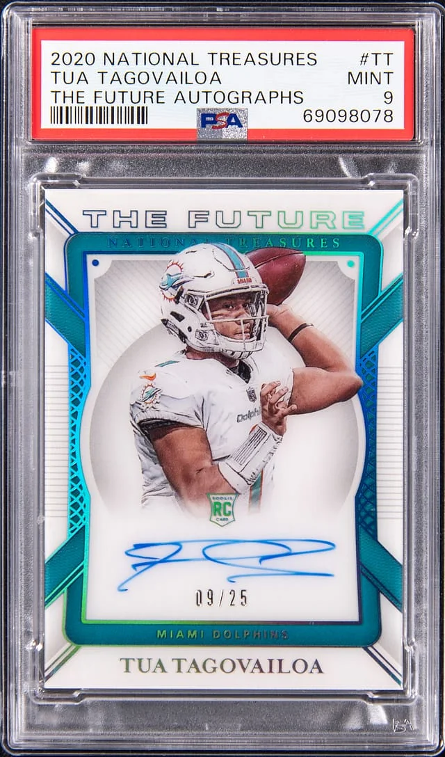 2020 Panini National Treasures Tua Tagovailoa The Future Autographs #TF-TT card image