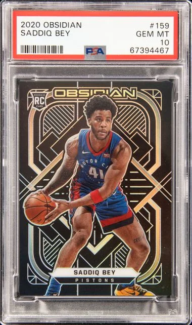 2020 Panini Obsidian Saddiq Bey #159 card image