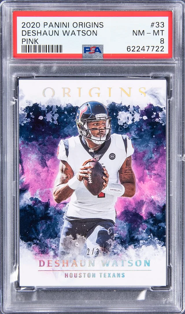 2020 Panini Origins Deshaun Watson Pink FOTL #33 card image