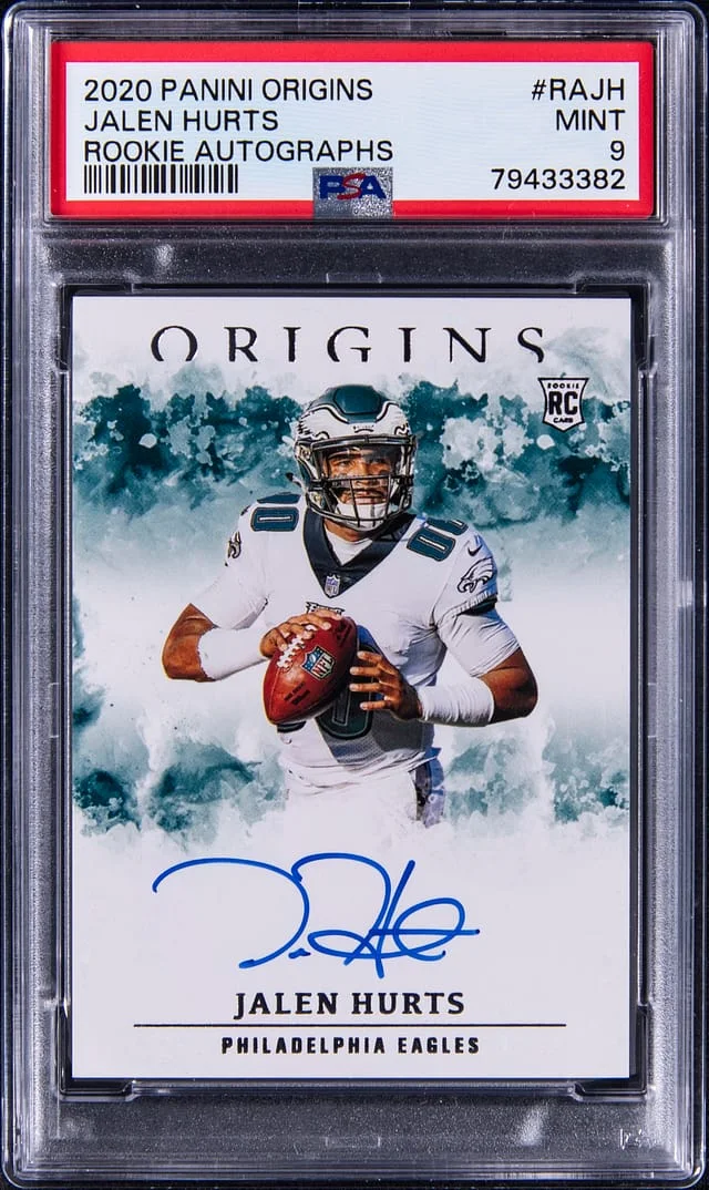 2020 Panini Origins Jalen Hurts Black Box #RA-JH card image
