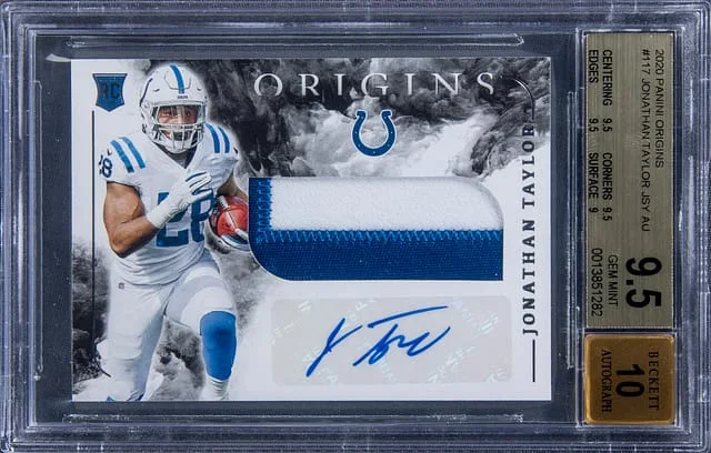 2020 Panini Origins Jonathan Taylor #117 card image