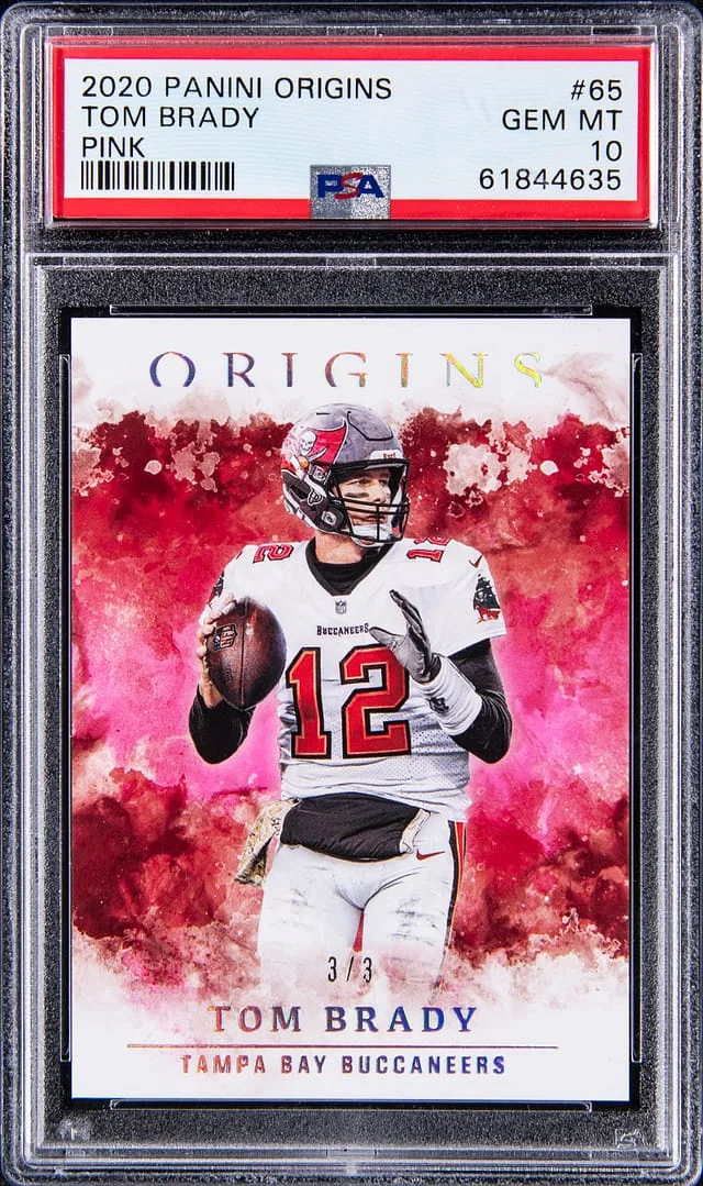 2020 Panini Origins Tom Brady Red #65 card image