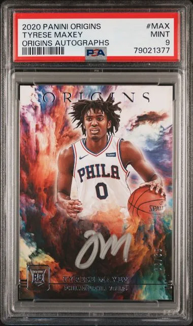 2020 Panini Origins Tyrese Maxey Origins Autographs #MAX card image