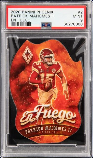 2020 Panini Patrick Mahomes II Zenith Platinum Artist Proof #2 card image