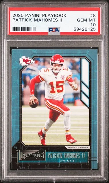 2020 Panini Patrick Mahomes Ii Playbook #8 card image