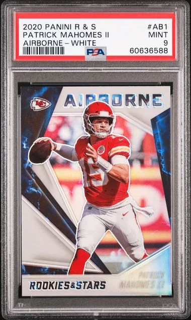 2020 Panini Patrick Mahomes II Rookies & Stars Airborne #AB1 card image