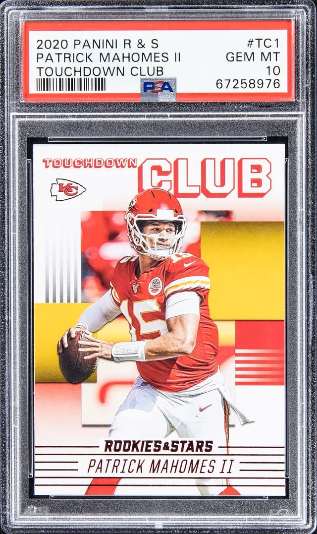 2020 Panini Patrick Mahomes II Rookies & Stars Touchdown Club #TC1 card image