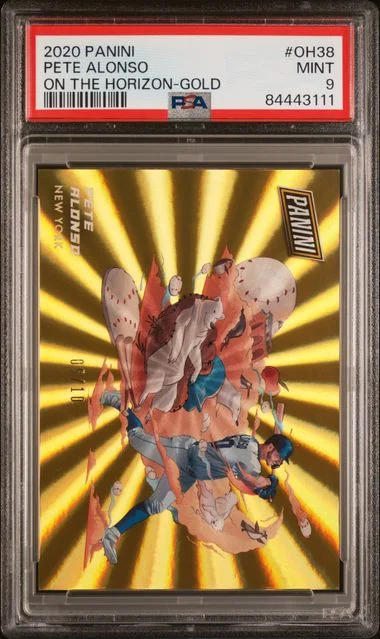 2020 Panini Pete Alonso On The Horizon Gold #OH38 card image