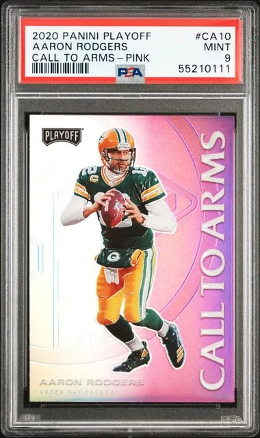 2020 Panini Playoff Aaron Rodgers Call To Arms #CA10 card image