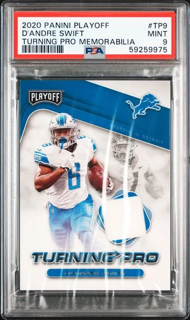 2020 Panini Playoff D'Andre Swift Turning Pro Memorabilia #TP9 card image