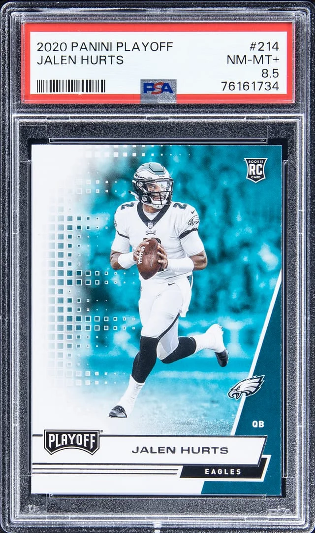 2020 Panini Playoff Jalen Hurts #214 card image