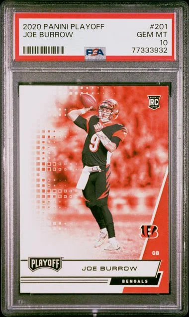 2020 Panini Playoff Joe Burrow #201 card image