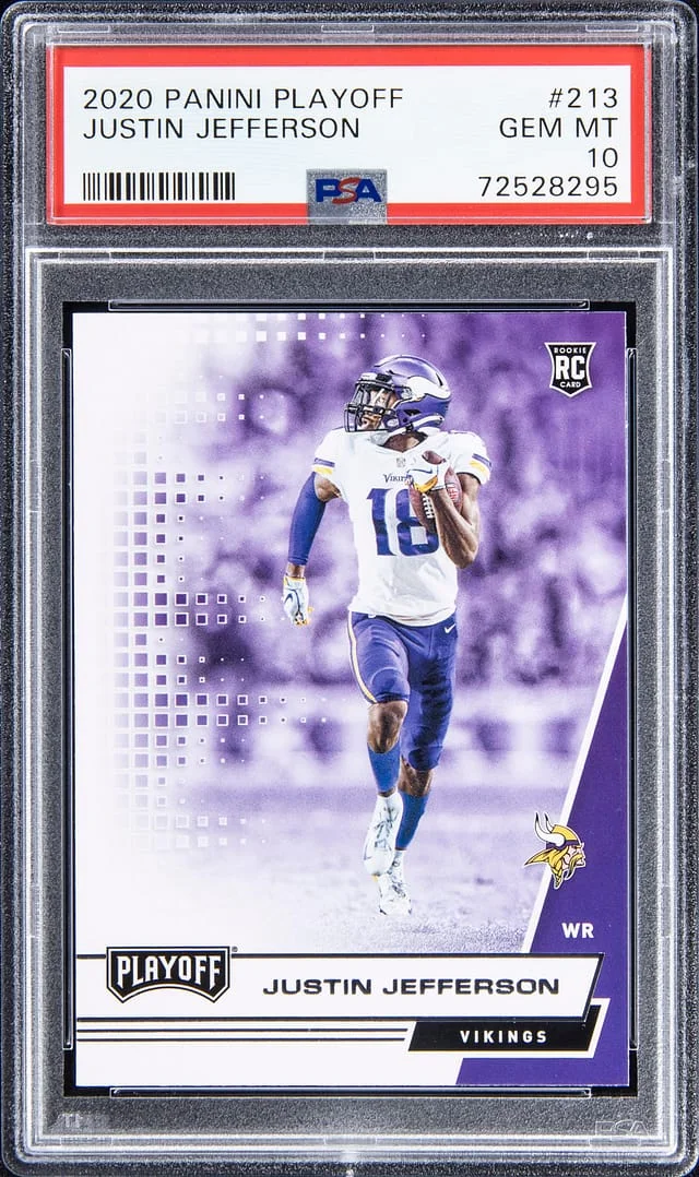 2020 Panini Playoff Justin Jefferson #213 card image