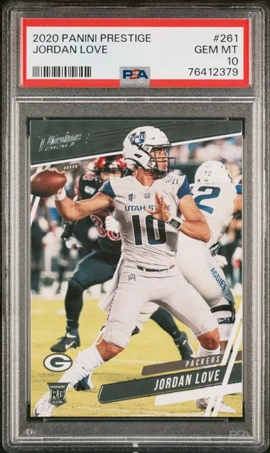 2020 Panini Prestige Jordan Love #261 card image