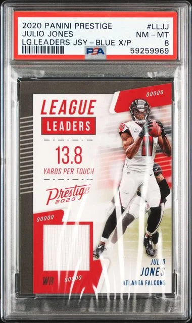 2020 Panini Prestige Julio Jones League Leaders Jerseys #LLJJ card image
