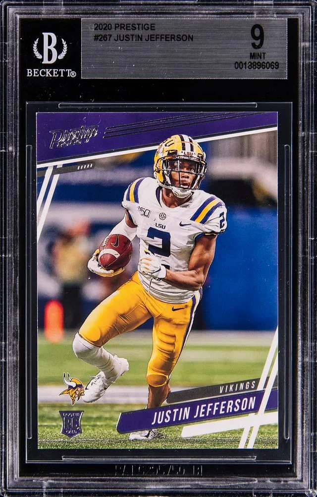 2020 Panini Prestige Justin Jefferson #267 card image