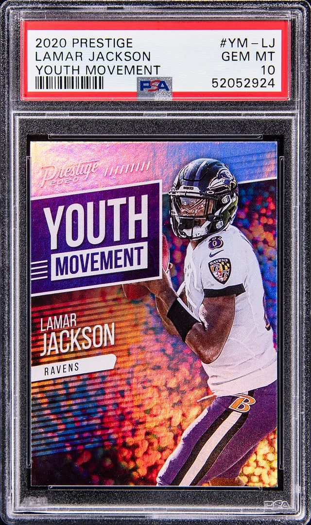2020 Panini Prestige Lamar Jackson Youth Movement #YM-LJ card image