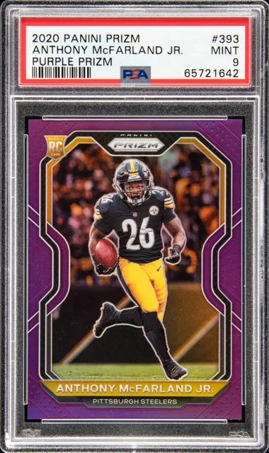 2020 Panini Prizm Anthony Mcfarland Jr. Purple Prizm #393 card image