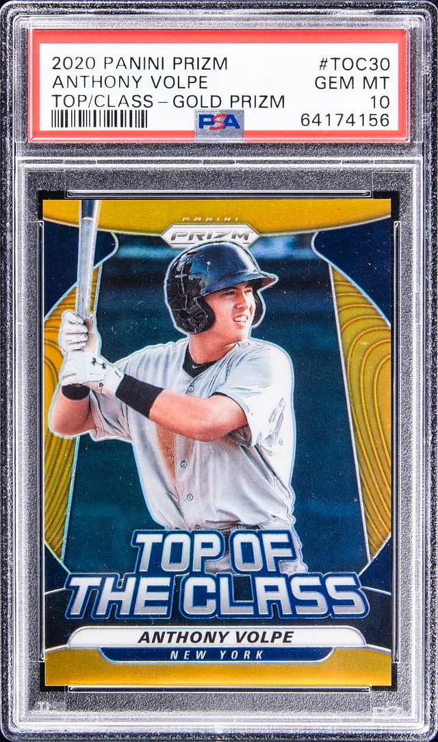 2020 Panini Prizm Anthony Volpe Top/Class - Gold Prizm #TOC30 card image