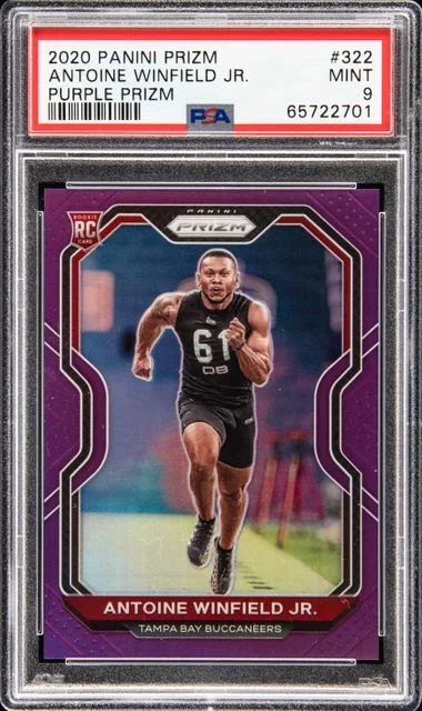 2020 Panini Prizm Antoine Winfield Jr. Purple Prizm #322 card image