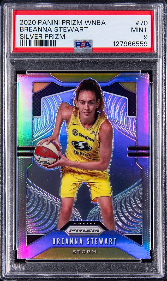 2020 Panini Prizm Breanna Stewart WNBA Silver Prizm #70 card image