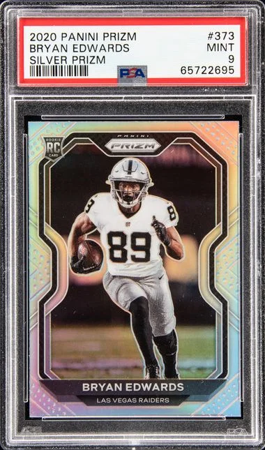 2020 Panini Prizm Bryan Edwards Silver Prizm #373 card image