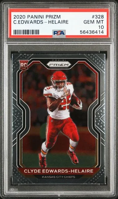 2020 Panini Prizm Clyde Edwards-Helaire #328 card image