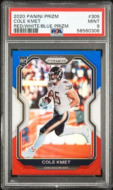 2020 Panini Prizm Cole Kmet #305 card image