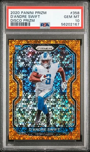 2020 Panini Prizm D'Andre Swift #358 card image
