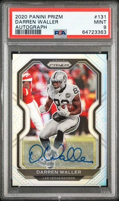 2020 Panini Prizm Darren Waller Autograph #131 card image