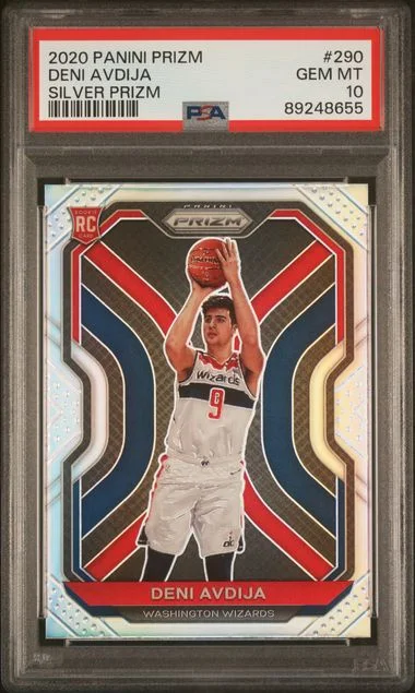 2020 Panini Prizm Deni Avdija Silver Prizm #290 card image