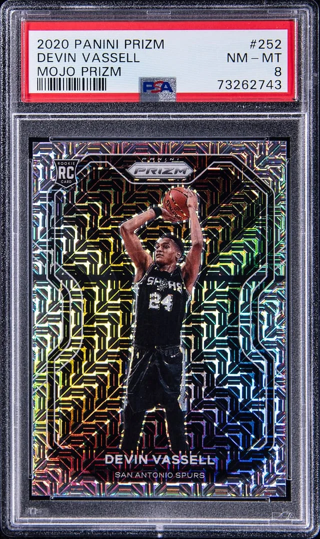2020 Panini Prizm Devin Vassell Mojo Prizm #252 card image