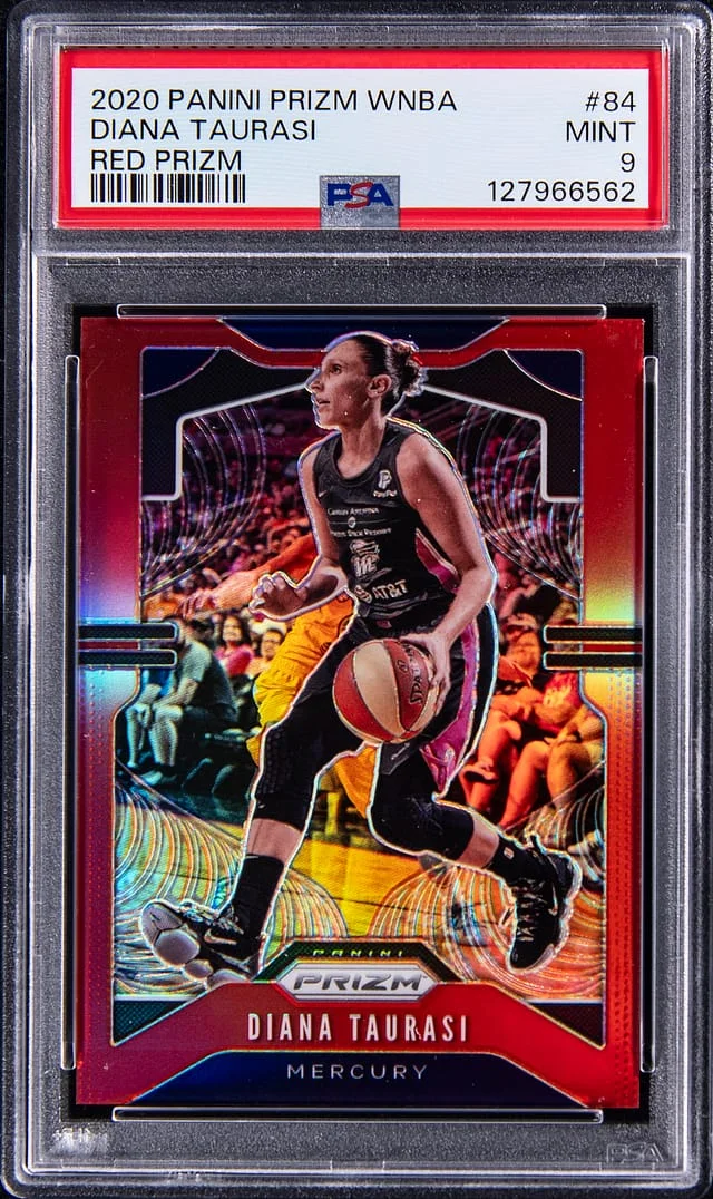 2020 Panini Prizm Diana Taurasi WNBA Red Prizm #84 card image