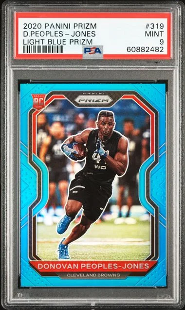 2020 Panini Prizm Donovan Peoples-Jones #319 card image