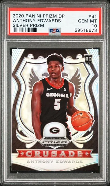 2020 Panini Prizm Draft Picks Anthony Edwards #81 card image