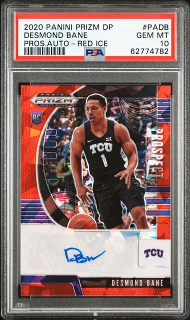2020 Panini Prizm Draft Picks Desmond Bane Prospect Autographs Pink Ice #PADB card image