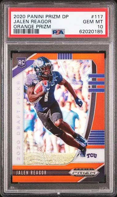 2020 Panini Prizm Draft Picks Jalen Reagor Red/White/Blue Prizm #117 card image