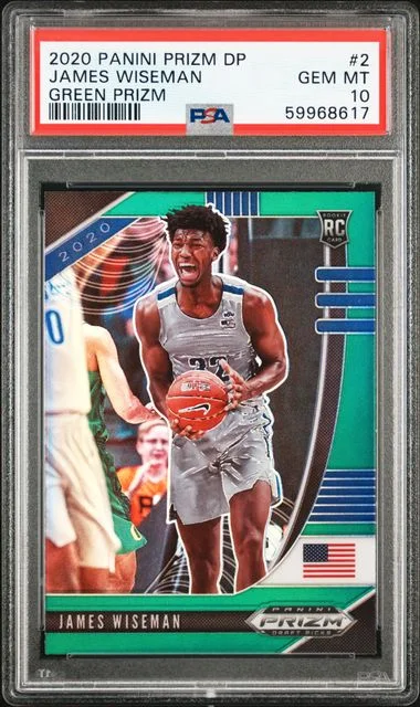 2020 Panini Prizm Draft Picks James Wiseman #2 card image