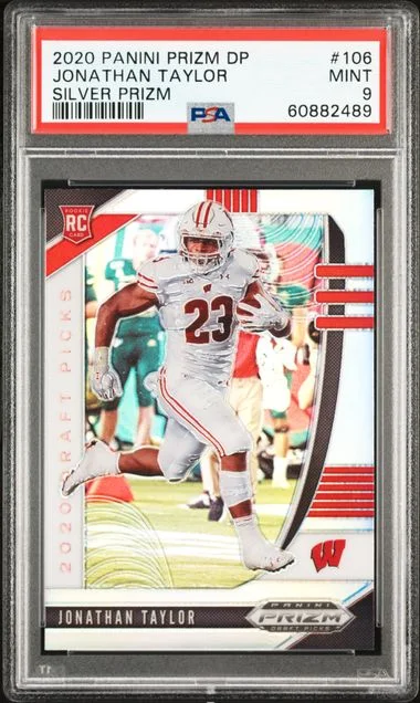 2020 Panini Prizm Draft Picks Jonathan Taylor #106 card image
