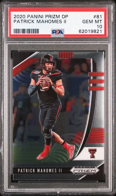 2020 Panini Prizm Draft Picks Patrick Mahomes II #81 card image