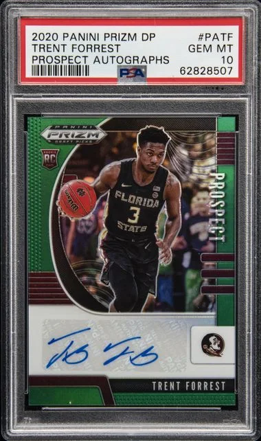 2020 Panini Prizm Draft Picks Prospect Autographs Patf Trent Forrest #no-number card image