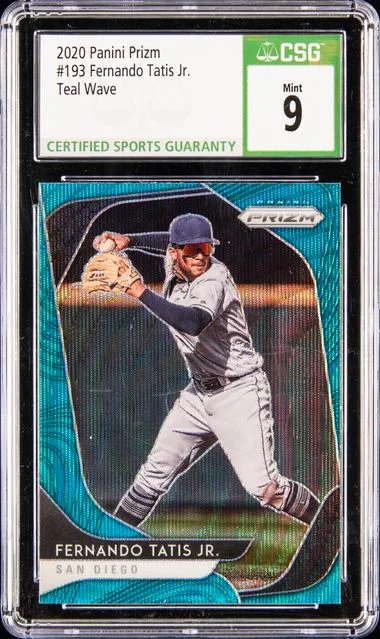 2020 Panini Prizm Fernando Tatis Jr. Teal Wave Prizm #193 card image