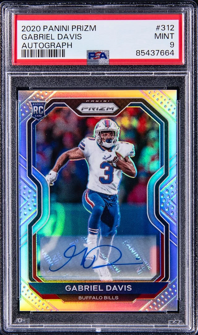 2020 Panini Prizm Gabriel Davs Autograph #312 card image