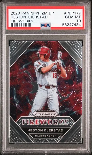 2020 Panini Prizm Heston Kjerstad Fireworks #Pdp177 card image
