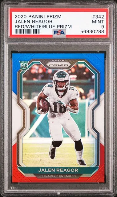 2020 Panini Prizm Jalen Reagor Disco #342 card image