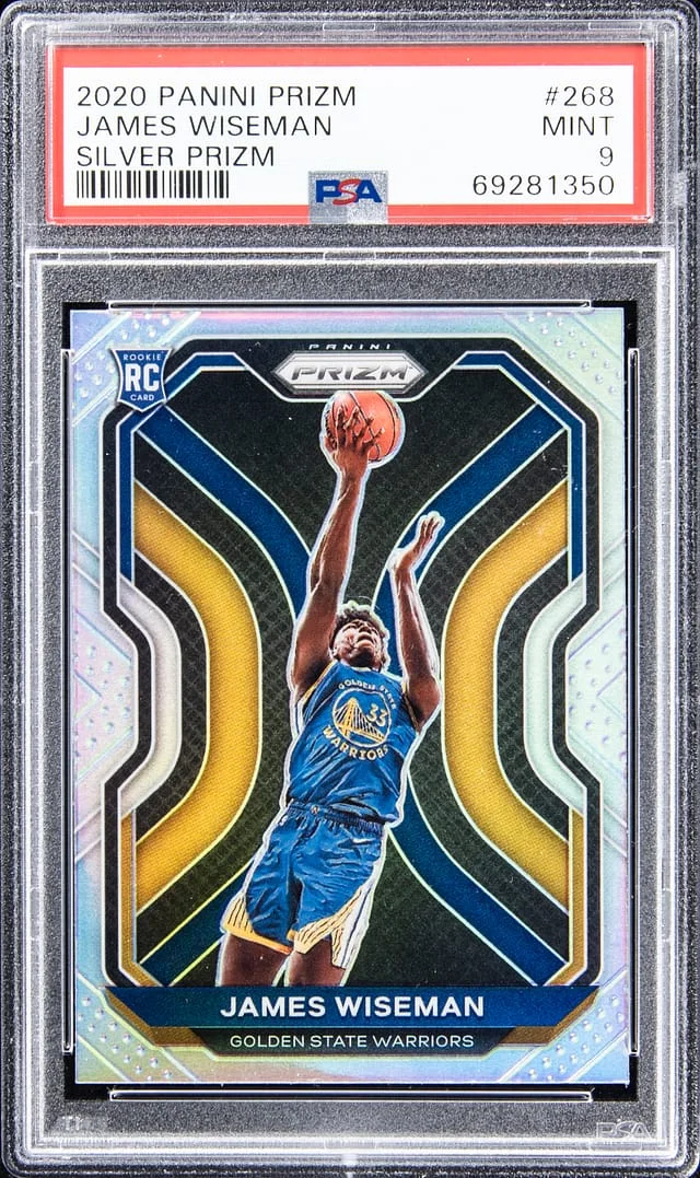 2020 Panini Prizm James Wiseman Silver #268 card image