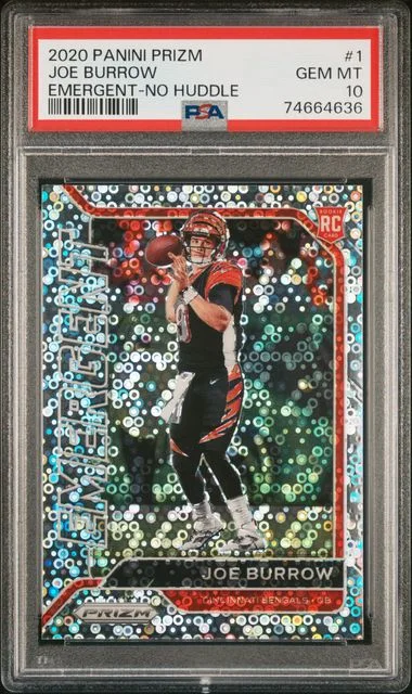 2020 Panini Prizm Joe Burrow Emergent #1 card image