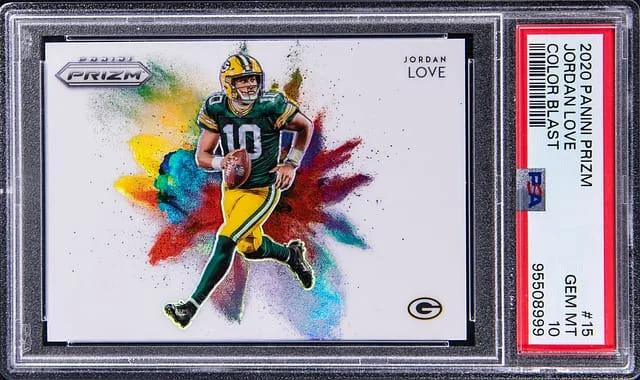 2020 Panini Prizm Jordan Love Color Blast #15 card image