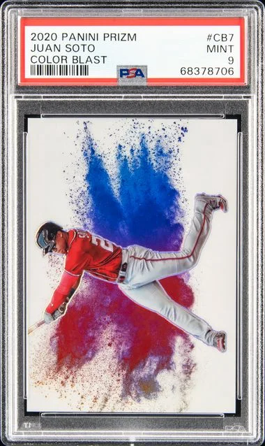 2020 Panini Prizm Juan Soto Color Blast #Cb7 card image